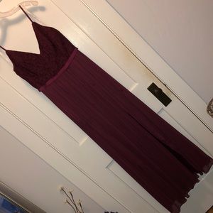 David’s Bridal Wine Gown Size 6